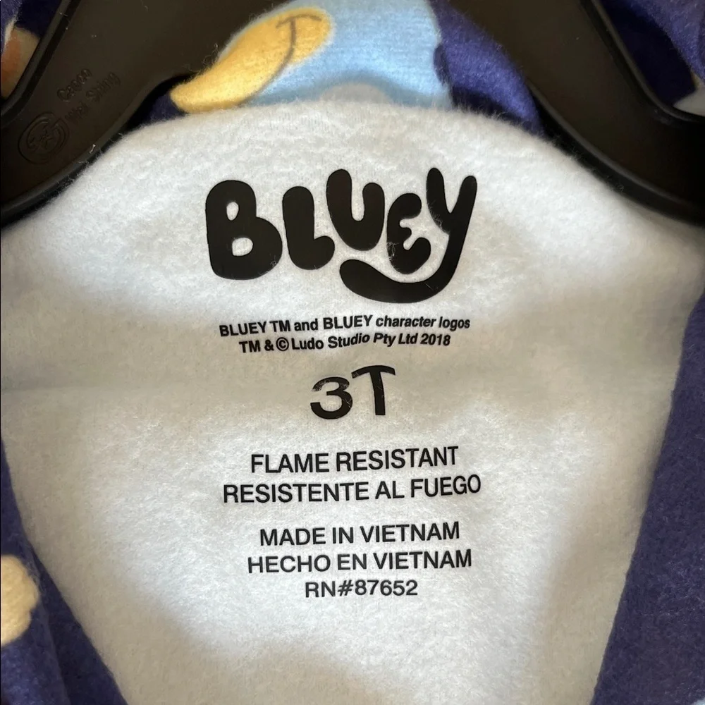 Children's Navy Blue Character Print Pajama Set